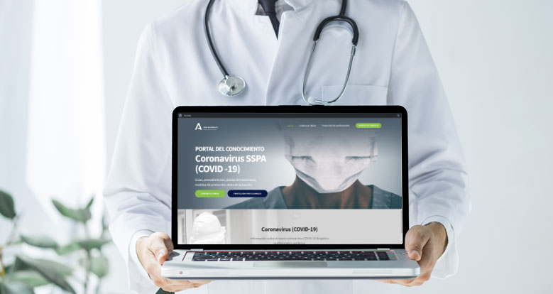 La Consejería de Salud abre un portal informativo sobre Coronavirus para profesionales
