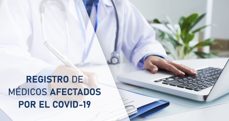 Registro de médicos afectados por el COVID-19