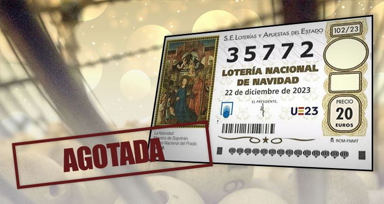 [Agotada] Lotería de Navidad 2023